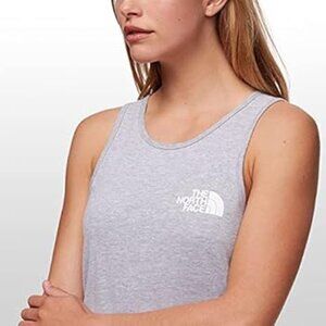 The North Face Simple Logo Tank in TNF Light Grey Heather
